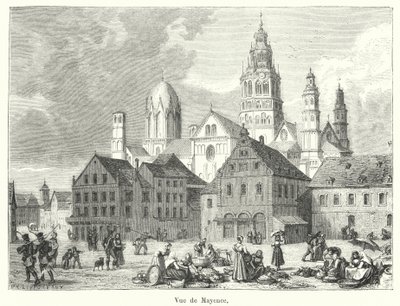 Vue de Mayence - French School