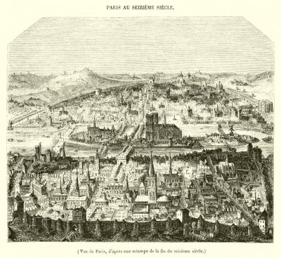 Vue de Paris, d