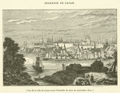 Vue de la ville de Casan avant l