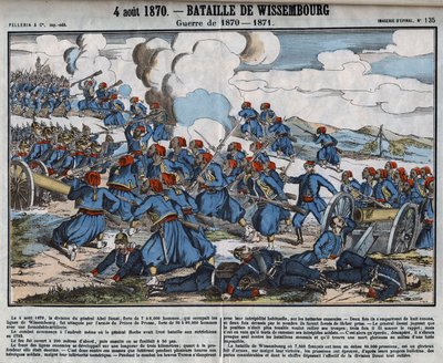 Guerre de 1870-1871 : Bataille de Wissembourg, 4 août - French School