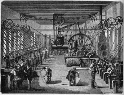 Guerre de 1870 : Usine de fabrication de capsules explosives. Bayonne, Pyrénées-Atlantiques (64) - French School