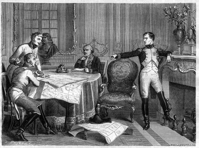 Guerre de la Cinquième Coalition 1809 - Traité de Schönbrunn, 14 octobre - French School