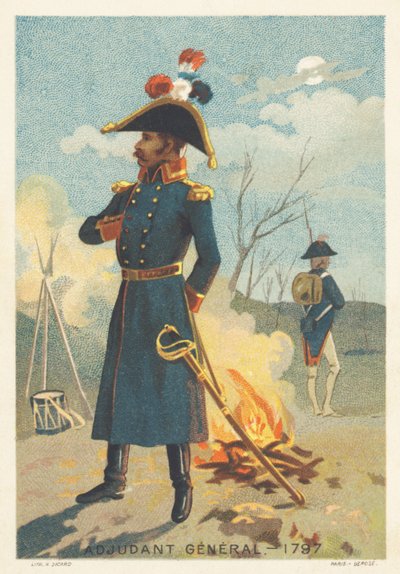 Général de brigade en 1797 - French School