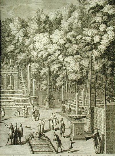 Fontaines à Versailles - French School