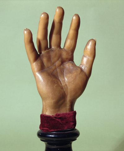 Moulage en cire de la main de Jean-Baptiste Troppmann (1848-1970) 1869 (cire) - French School