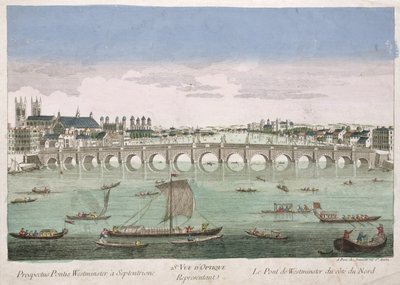 Pont de Westminster, Londres - French School