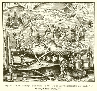 Pêche à la baleine - French School