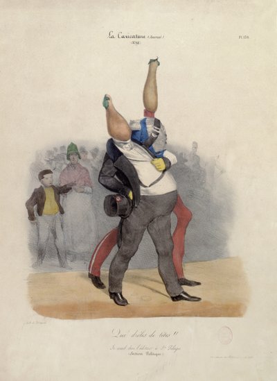 Quelles Drôles de Têtes !, caricature de Louis-Philippe d