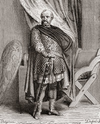 Guillaume I, de Histoire de France, c.1880 - French School