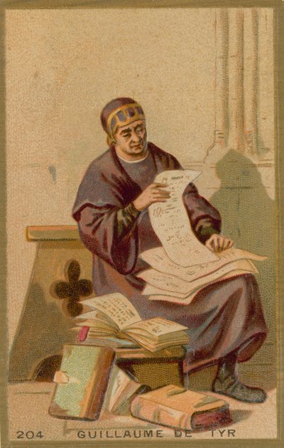 Guillaume de Tyr, prélat et chroniqueur médiéval - French School