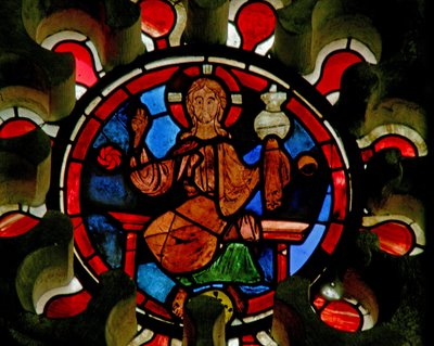 Fenêtre Ew représentant le Christ - French School