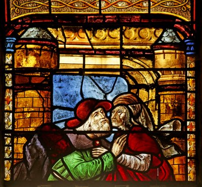 Sainte Anne et Joachim à la Porte Dorée - French School