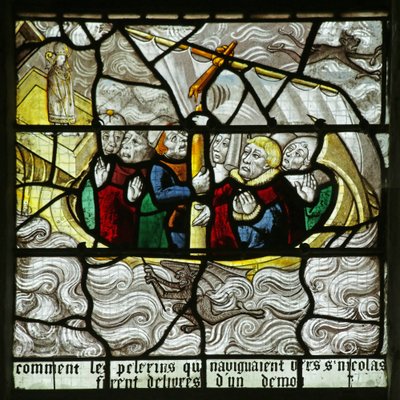 Saint Nicolas sauvant des pèlerins d
