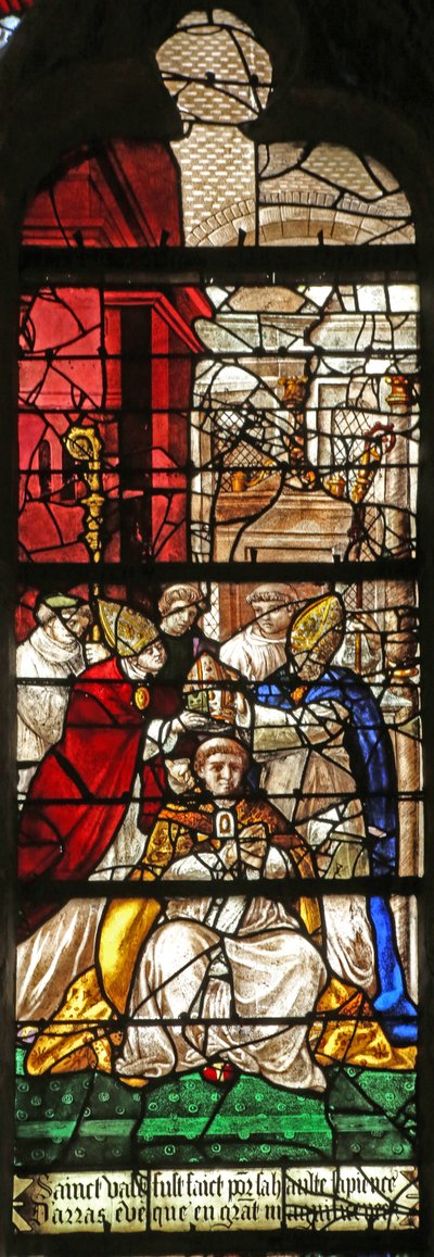 Scène de la vie de Saint Vast - French School