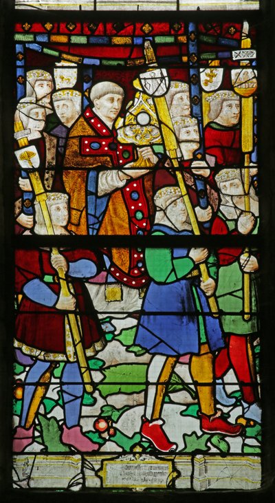 Vitrail représentant la Procession de l
