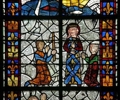 Sainte Radegonde : une guérison au tombeau de la sainte; de la goutte ? (Probablement pas la guérison traditionnelle de Godas) - French School