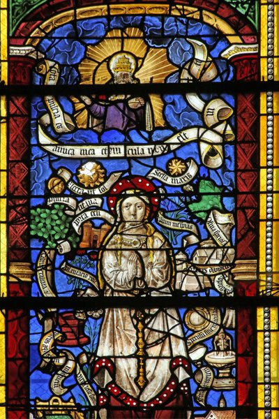 Fenêtre w0 représentant la Litanie de la Vierge Marie. (D