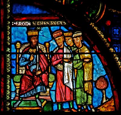 Les Mages avec Hérode - French School