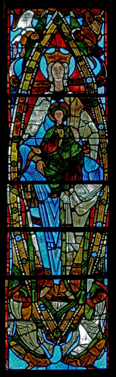 Fenêtre w0 représentant la Vierge et l