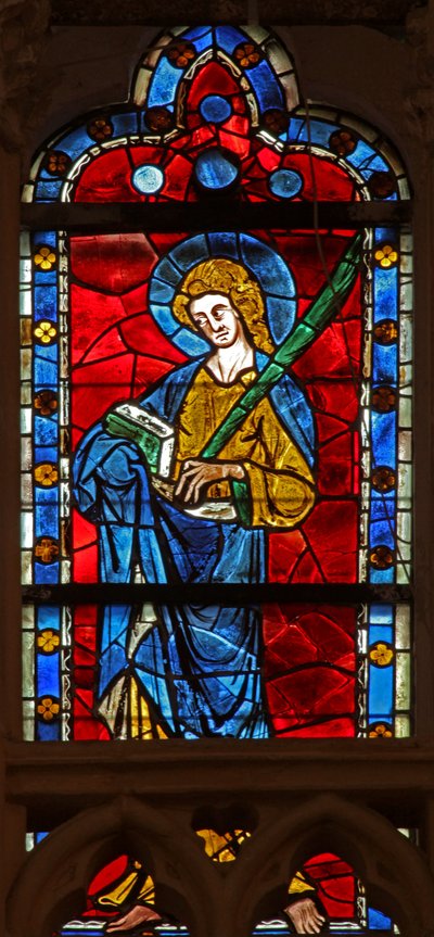 Fenêtre w101 représentant Saint Jude - French School