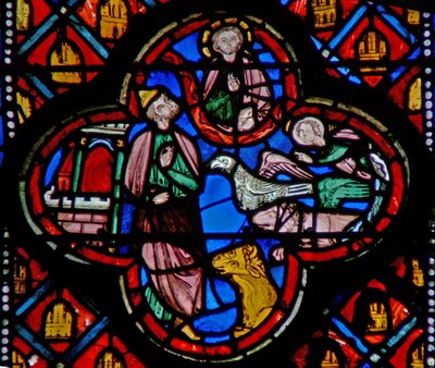 La vision des quatre créatures vivantes - French School