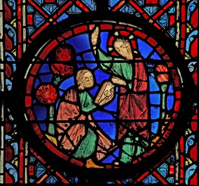 Dieu donne le livre à Jérémie - French School