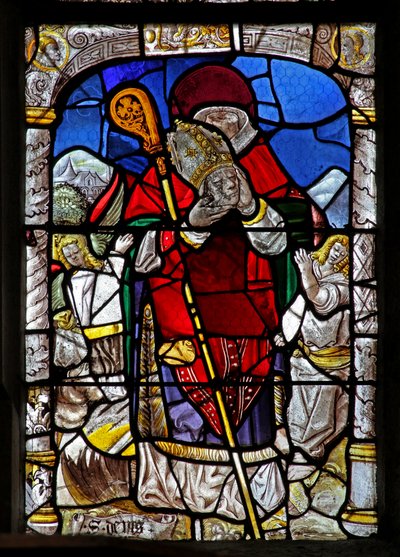 Fenêtre w11 représentant Saint Denis - French School