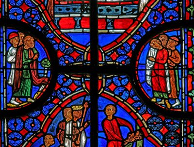 Fenêtre w11 représentant les spectateurs à l