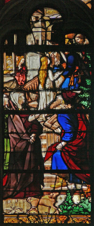 Une scène de la vie de la Vierge Marie : la Présentation au Temple - French School