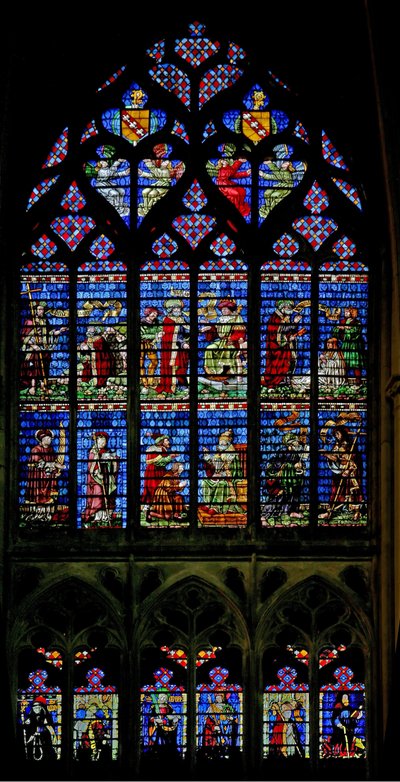 Fenêtre w127 représentant Saint Pierre et Saint Paul - French School