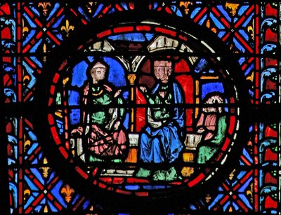 Le grand prêtre louant Judith - French School