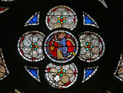 Fenêtre w13 représentant un ange - French School