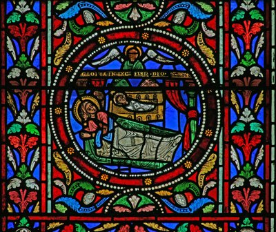 Fenêtre w13 - La Nativité - French School