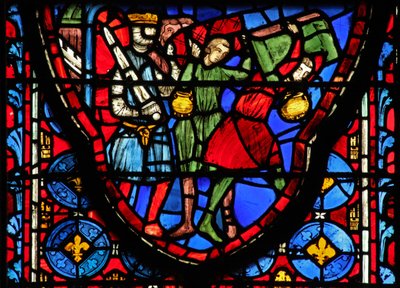 Saintes Reliques : Crésus apporte des reliques de Jérusalem - French School