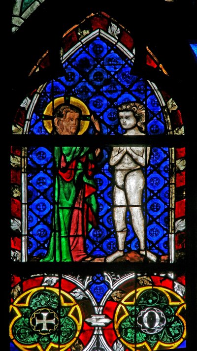 Fenêtre w17 représentant la Création d