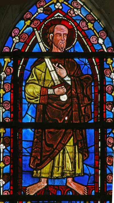 Fenêtre w201 représentant Saint Paul - French School
