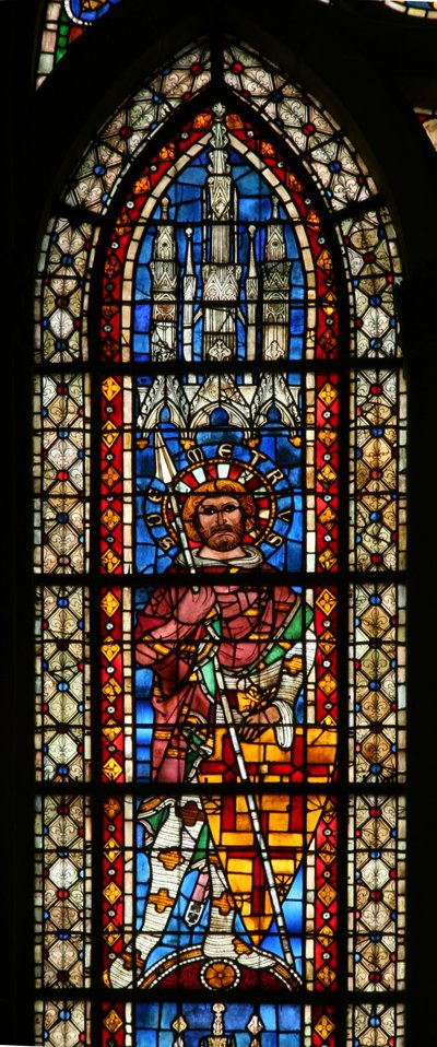 Fenêtre w203 représentant Saint Démétrius - French School