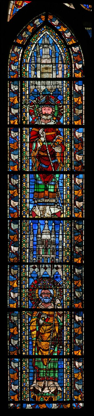 Fenêtre w205 représentant Saint Amande et Saint Just - French School