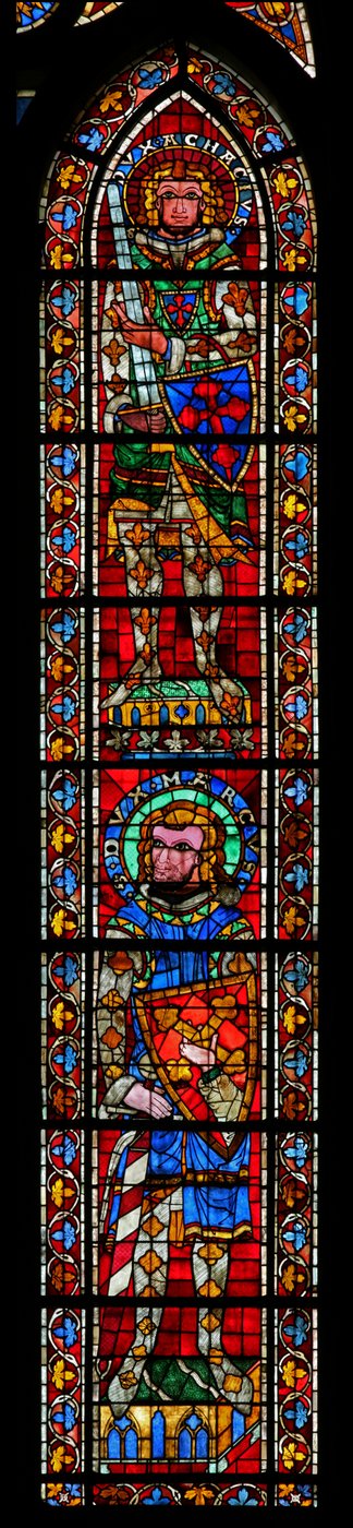Fenêtre w205 représentant Saint Marc et Saint Acace - French School