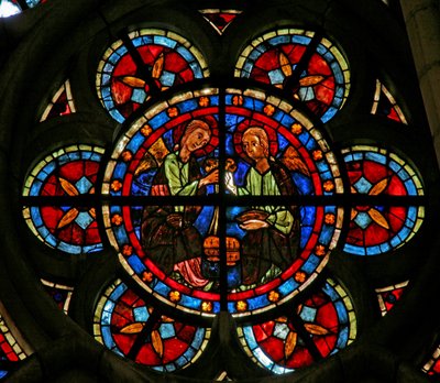 Anges avec des encensoirs - French School