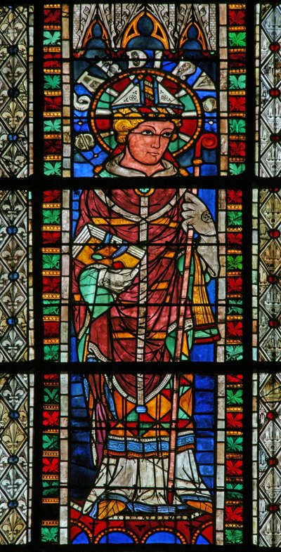Fenêtre w207 représentant Saint Garonius - French School