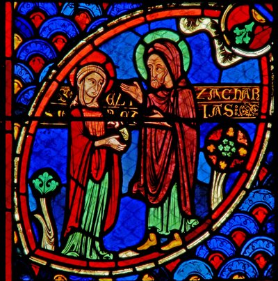 Zacharie et Élisabeth, les parents de Saint Jean-Baptiste - French School