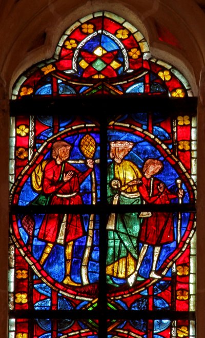 Légende de Saint Jacques et le dépendant perdu avec des pèlerins à Compostelle : la famille réunie part - French School