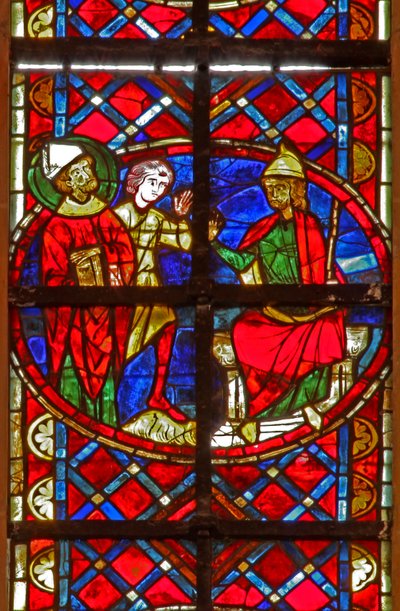 Saint Denis devant le proconsul - French School