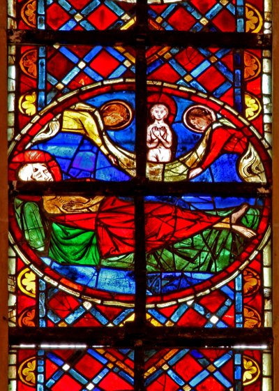 Âme de Saint Vincent portée par des anges - French School