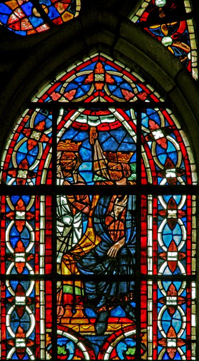 Mort du roi Agiel par la volonté divine - French School