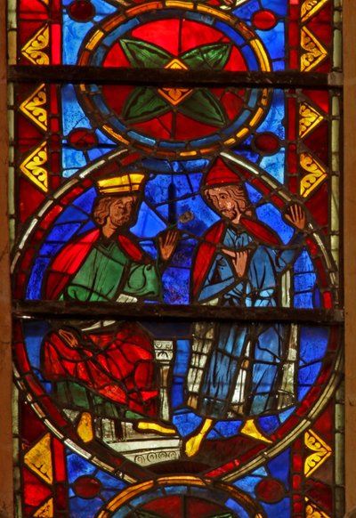 Scène de la vie de Saint Thomas : Gundaphorus, roi d
