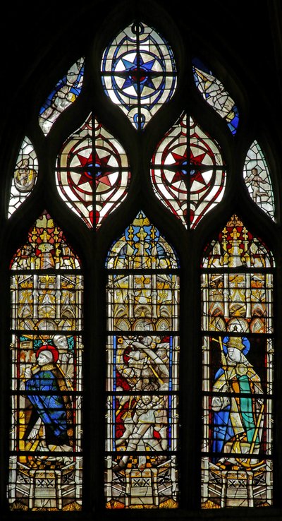 Saint Clément (R) et la mort de Saint Thomas Becket - French School