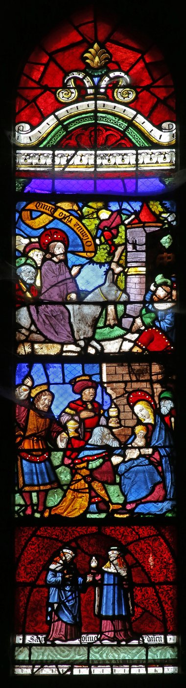 Entrée à Jérusalem; Adoration des Mages; Saints Cosmos et Damien - French School