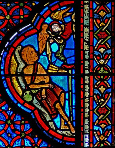 La Parabole du riche et de Lazare : la mort de Lazare - French School